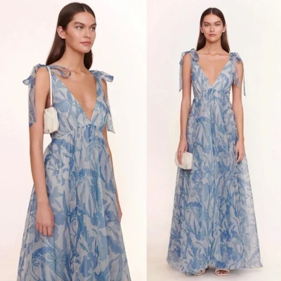staud dandelion chiffon maxi dress Staud dandelion chiffon maxi dress : r/findfashion